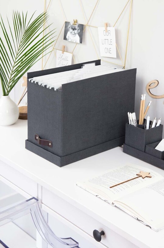 Лайфстайл Органайзер для документов Bigso Box of Sweden 9441C6849LEA648 чёрный