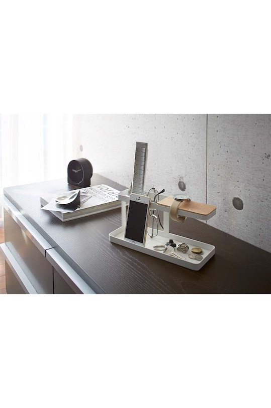 Yamazaki organizator de birou Tower 2299 alb AA00