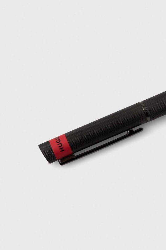 HUGO BOSS zestaw pióro wieczne i długopis Set Loop Diamond HPBP367A czarny AA00