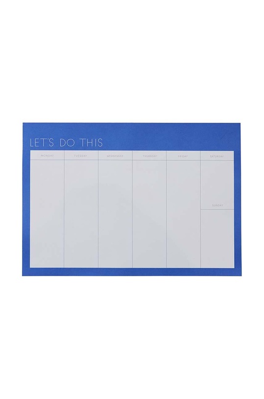 Design Letters planer tygodniowy Weekly planner fioletowy 70201601COBALTBLUE