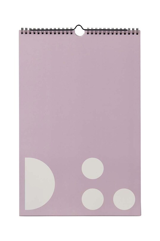 Design Letters planer miesięczny Monthly Planner 70201602LAVENDER różowy AA00
