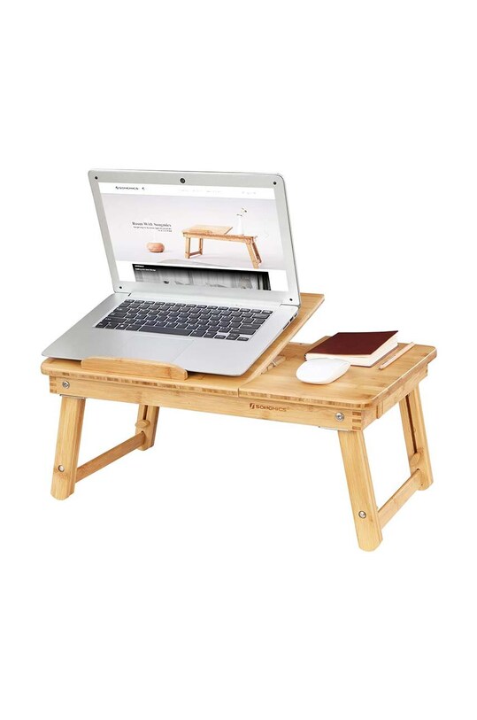 Stolek na notebook 4251758675835 béžová AA00