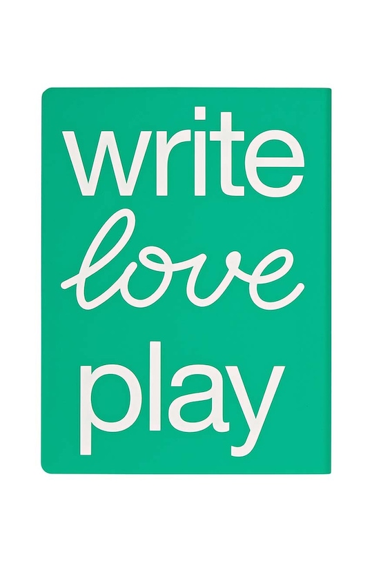 Σημειωματάριο Nuuna Write Love Play πράσινο 56383
