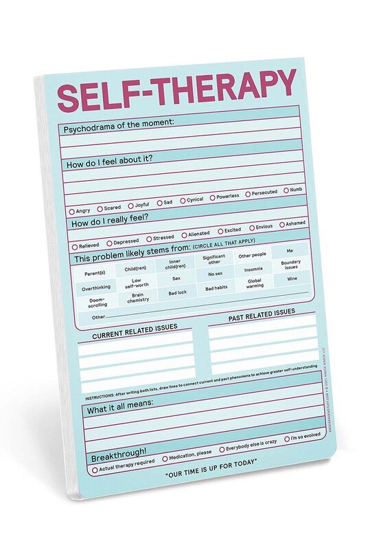 Σημειωματάριο Self-Therapy Pad πολύχρωμο KK100