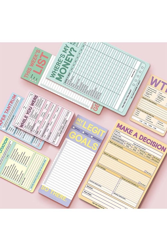 Lifestyle Týdenní plánovač rozpočtu Where's My Money Weekly Budget Tracker Pad KK103 vícebarevná