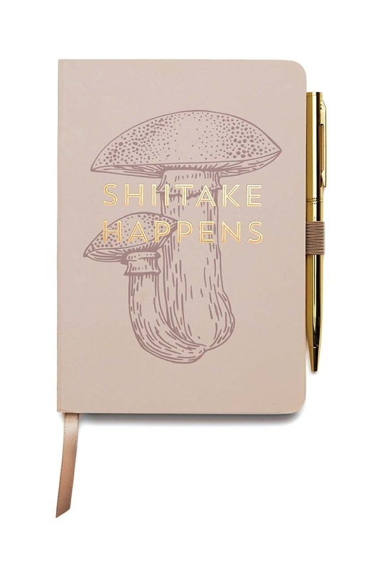 Zápisník a pero Designworks Ink Vintage Sass béžová NWP.1003EU