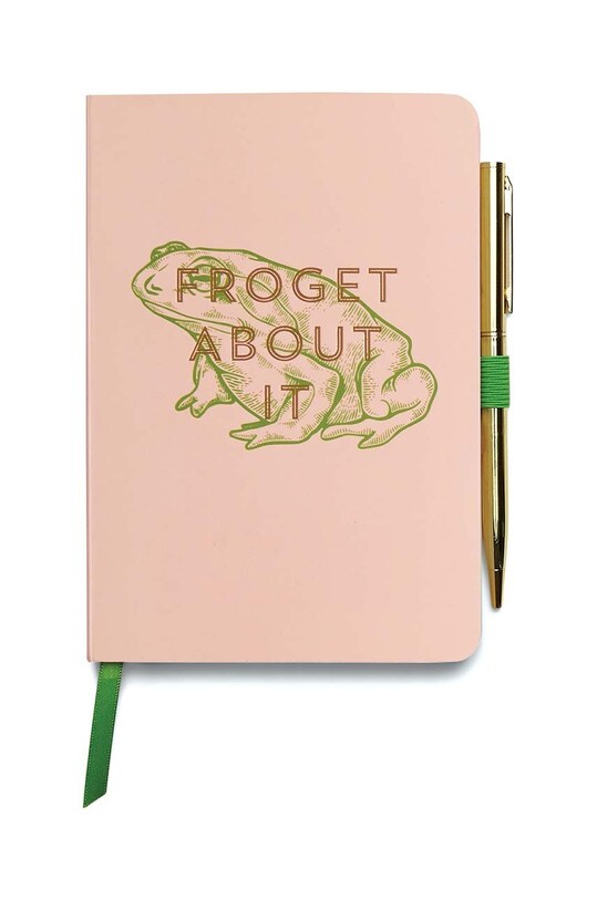 Zápisník a pero Designworks Ink Vintage Sass růžová NWP.1006EU