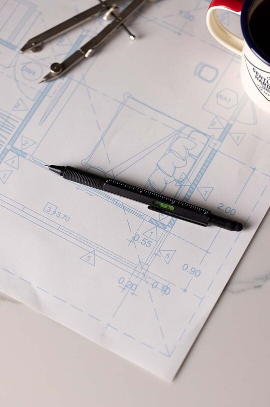Gentlemen's Hardware multitool Tooling Pen 6 in 1 fekete GEN787UK