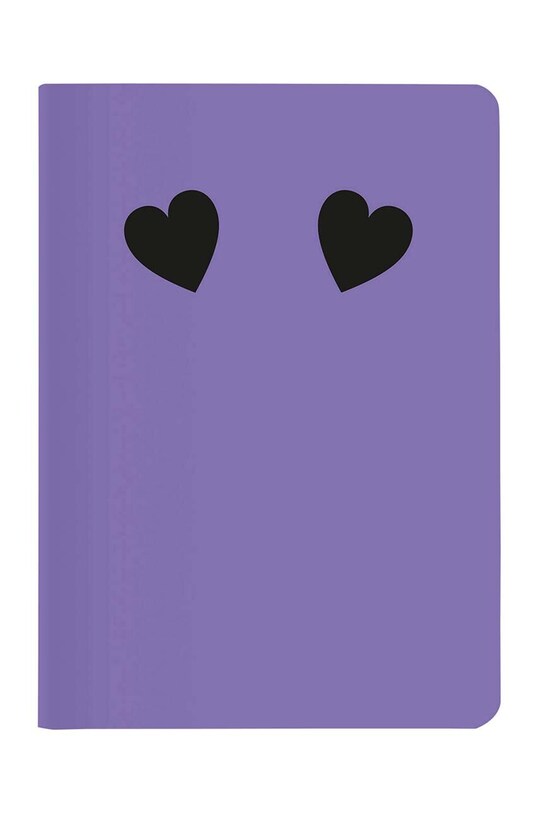 Μπλοκ σημειώσεων Nuuna Give Me Your Heart S μωβ 55812
