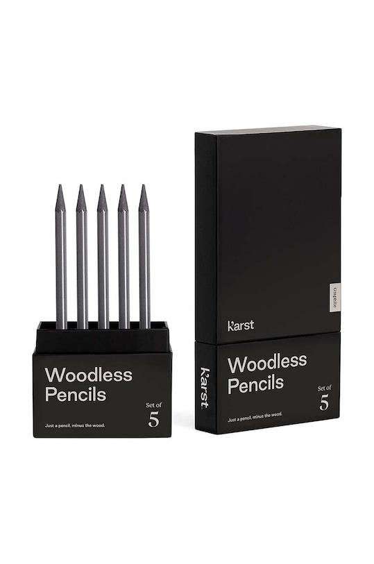 Karst zestaw ołówków 2B 5-pack czarny KA.Pencils.Grey.5pk.v3