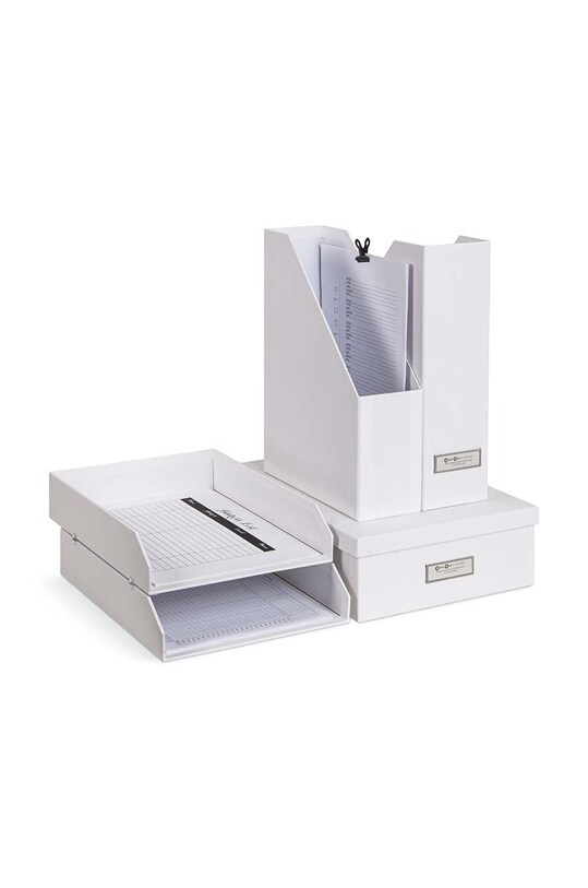 Bigso Box of Sweden organizer per documenti Holger 491545541 bianco AA00