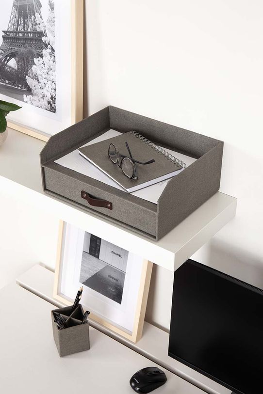 Органайзер для документів Bigso Box of Sweden Walter 8541C6449LEA648 сірий