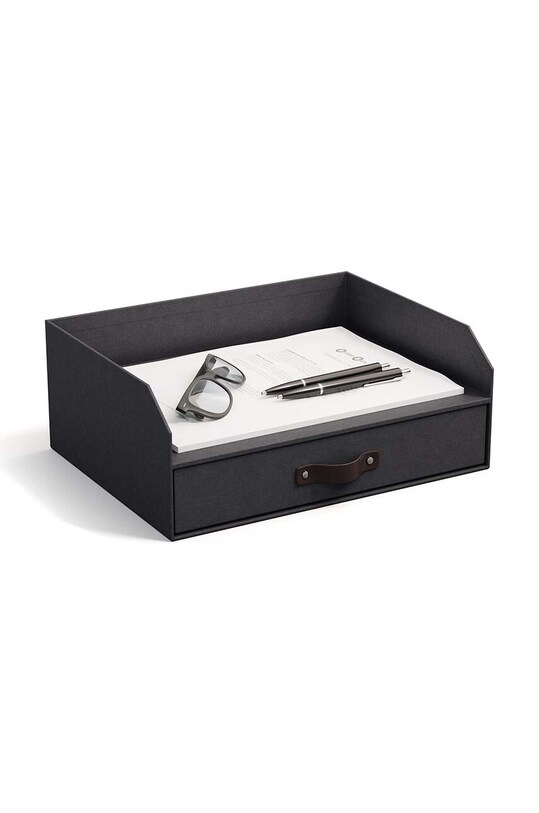 Лайфстайл Органайзер для документов Bigso Box of Sweden Walter 8541C6849LEA648 чёрный