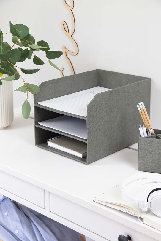 Organizator za dokumente Bigso Box of Sweden Trey 8711C6401 siva