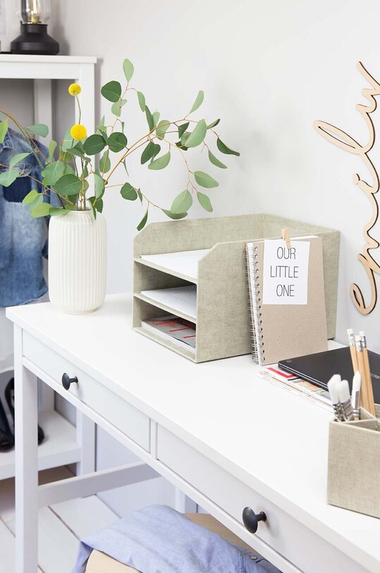Lifestyle Bigso Box of Sweden organizer na dokumenty Trey 8711C5501 beżowy