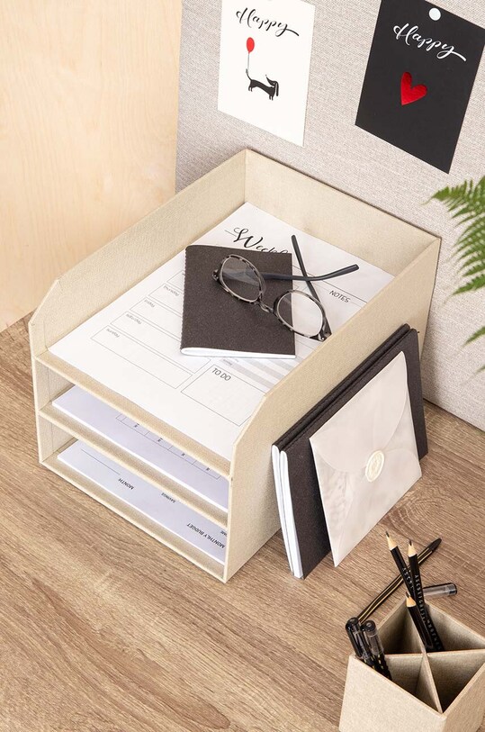 Bigso Box of Sweden organizer na dokumenty Trey beżowy 8711C5501
