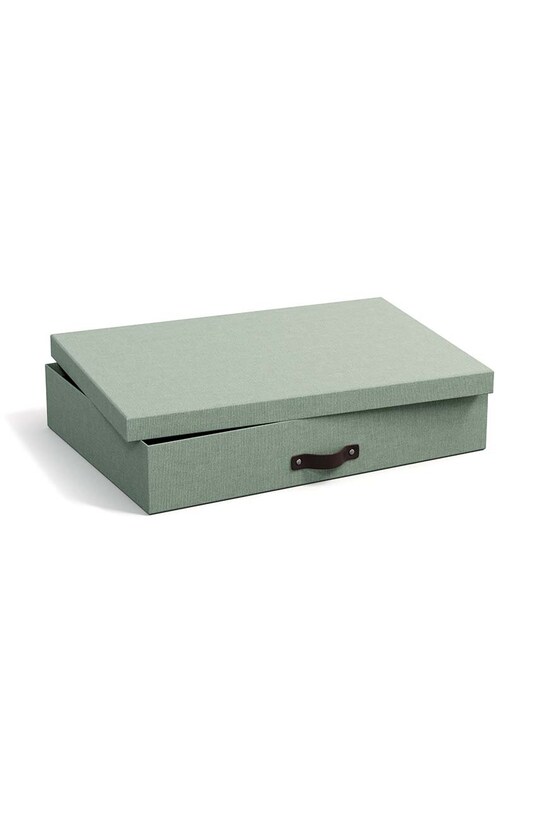 Bigso Box of Sweden pudełko do przechowywania Sverker 9341C1649LEA648 turkusowy AA00