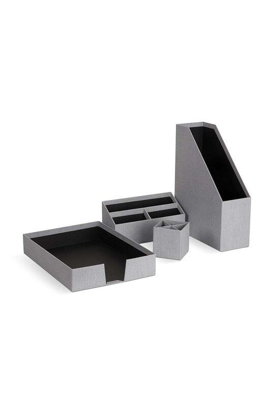 Набір настільних органайзерів Bigso Box of Sweden Hugo 4-pack сірий 6154C6239