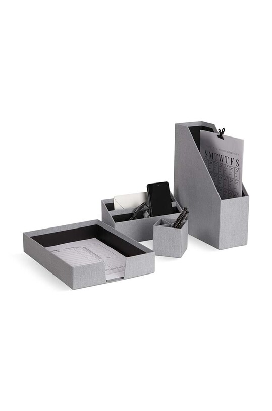 Набір настільних органайзерів Bigso Box of Sweden Hugo 4-pack 6154C6239 сірий AA00