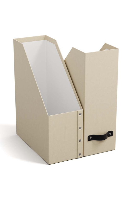 Bigso Box of Sweden organizer pentru documente William 2-pack 957250233LEA000 bej AA00