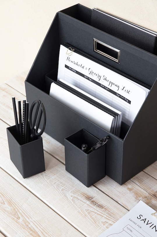 Stolní organizér Bigso Box of Sweden Hurry šedá 679145601