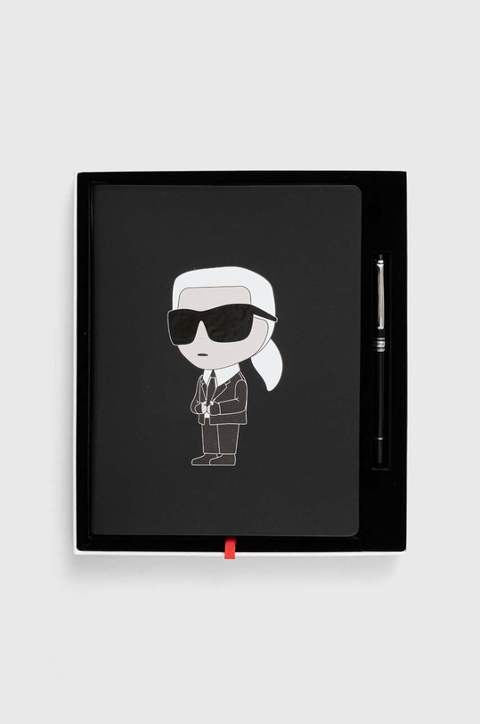 Блокнот і ручка Karl Lagerfeld чорний 245M4003