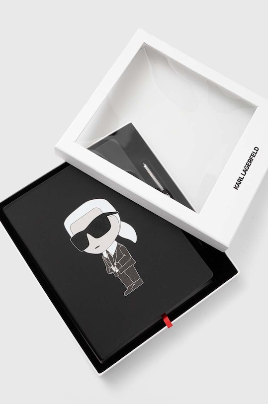 Блокнот і ручка Karl Lagerfeld чорний 245M4003