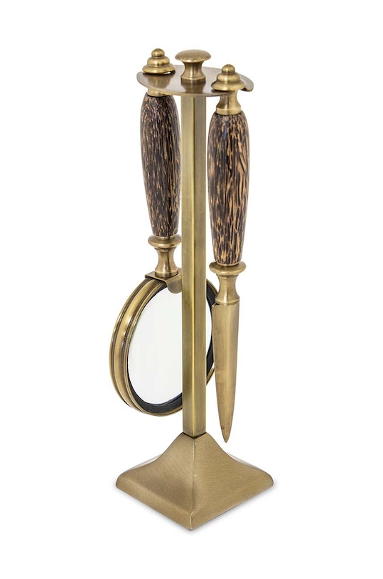 home & lifestyle nóż do listów i lupa na stojaku multicolor 120029