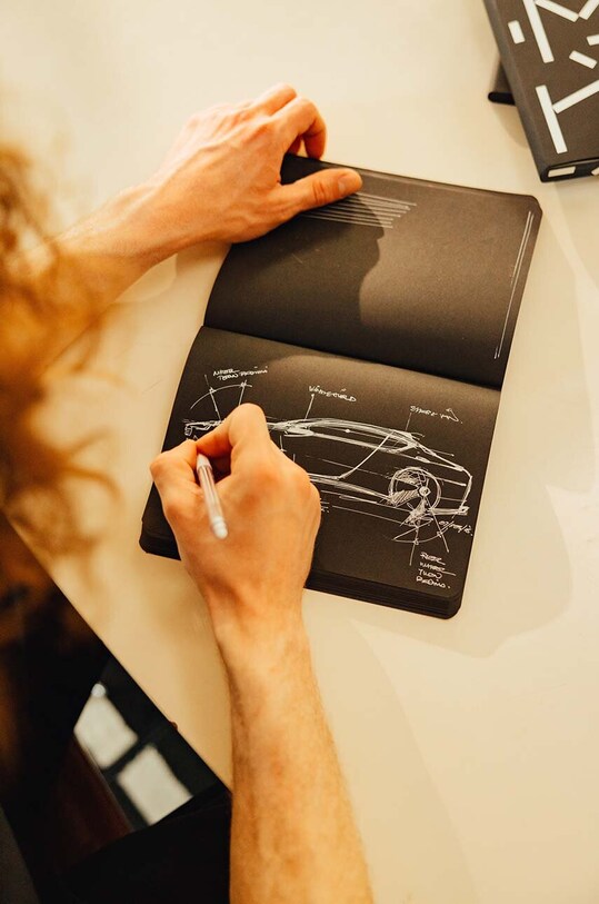 Zápisník a pero Nuuna Black L LIGHT 54532