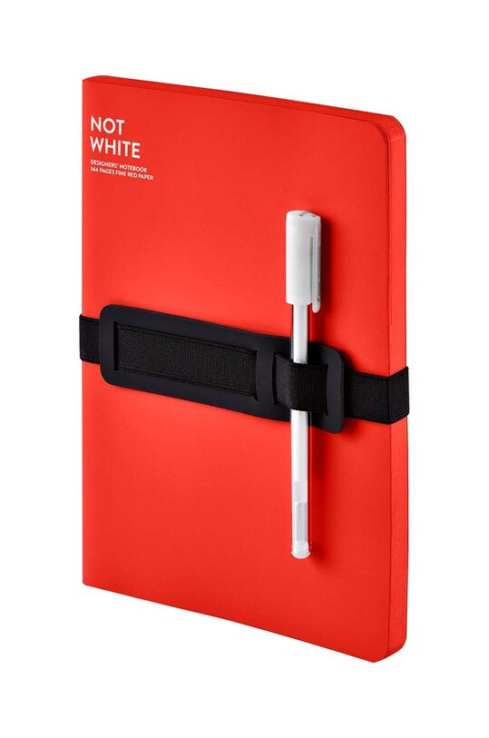 Σημειωματάριο και στυλό Nuuna Red L LIGHT 56574 πολύχρωμο AA00