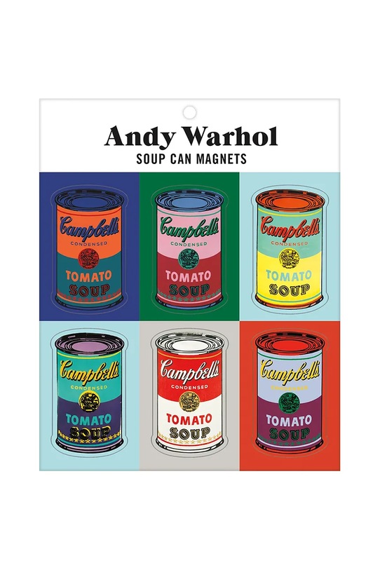 Galison zestaw magnesów Andy Warhol Soup Can 6-pack multicolor 62802