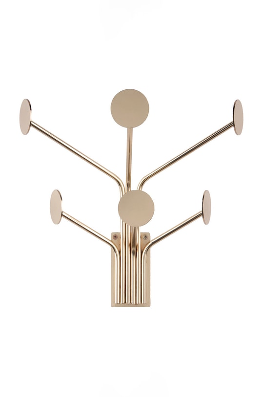 Present Time wieszak ścienny żółty PT3324GD