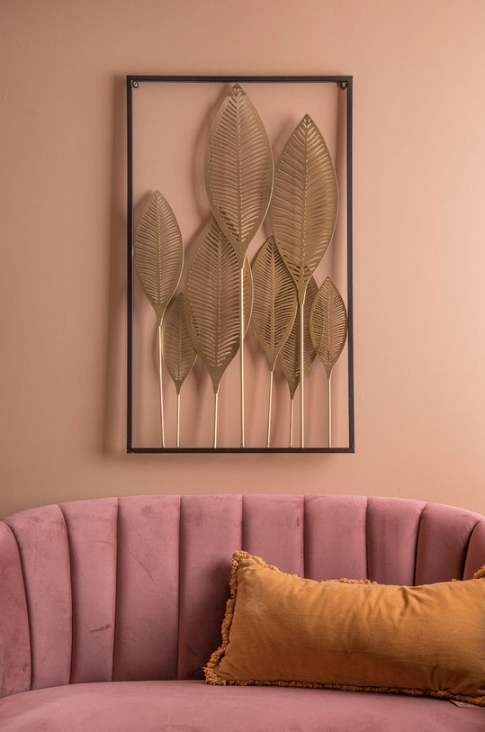 Present Time dekoracja ścienna PT3453 żółty AA00