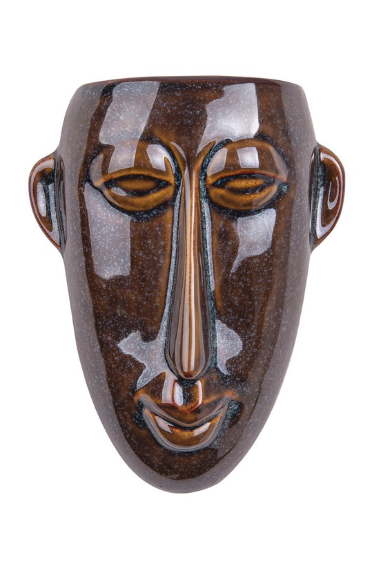 Present Time doniczka ścienna brązowy PT3503BR