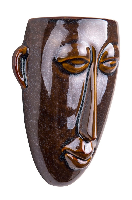 Salon i sypialnia Present Time doniczka ścienna PT3503BR brązowy