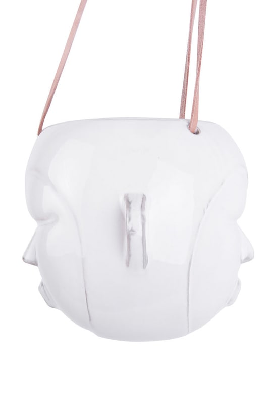 Present Time Závěsný květináč PT3540WH bílá AA00