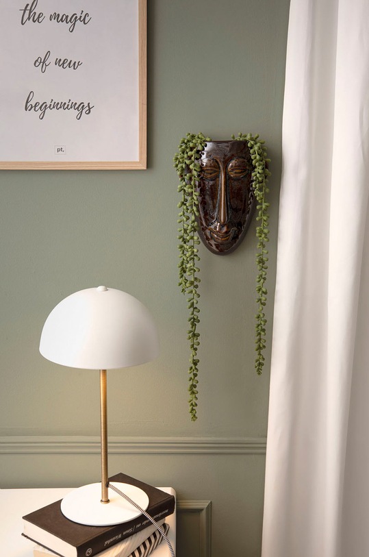 Salon i sypialnia Present Time doniczka wisząca PT3541BR brązowy