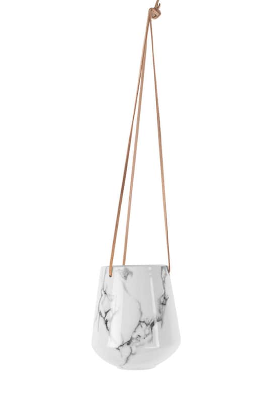 Present Time Висячий горшок белый PT3735WH