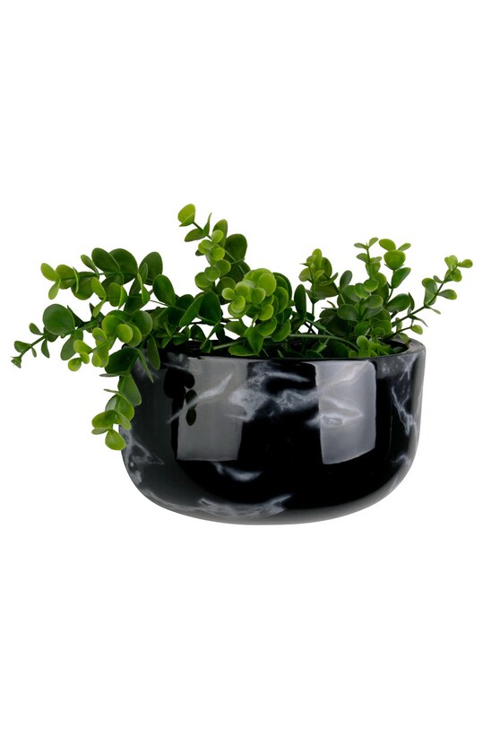 Present Time doniczka ścienna PT3738BK czarny AA00