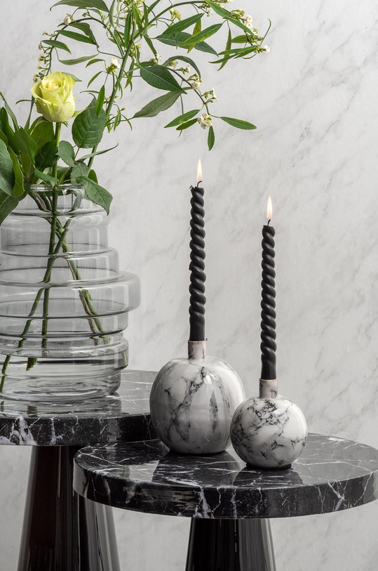 Present Time Dekoračný svietnik PT3816WH biela