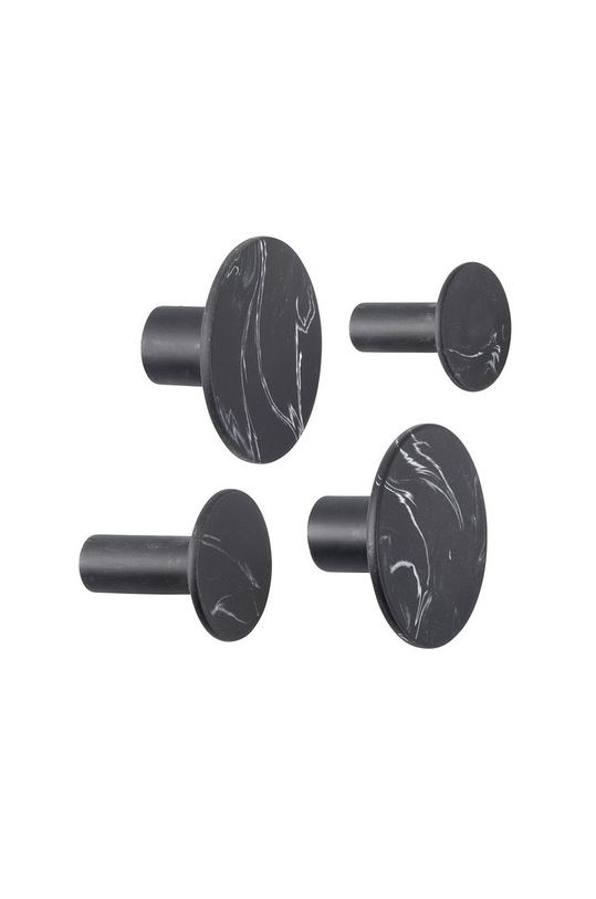 Present Time zestaw haczyków (4-pack) czarny PT3850BK