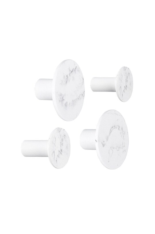 Present Time zestaw haczyków (4-pack) biały PT3850WH