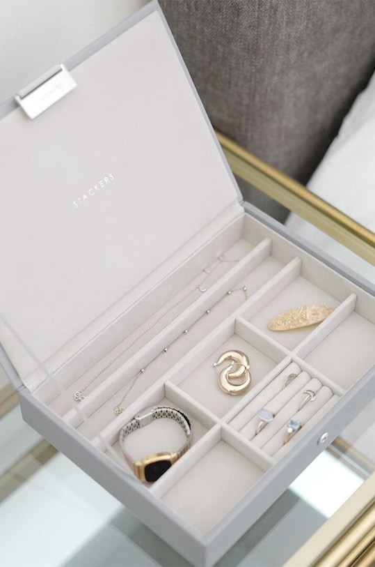 Salon i sypialnia Stackers organizer na biżuterię 74490 szary