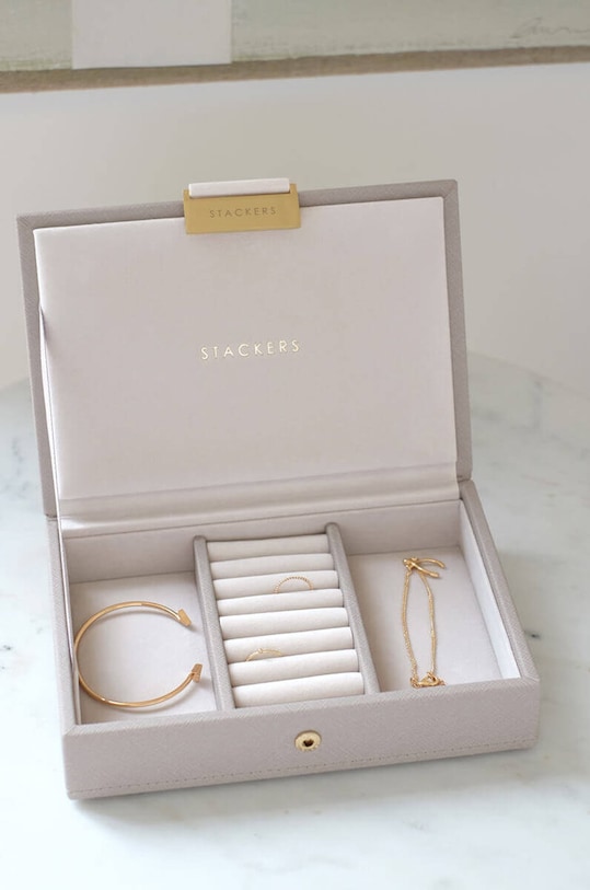 Obývací pokoj a ložnice Stackers Organizér na šperky 73755 šedá