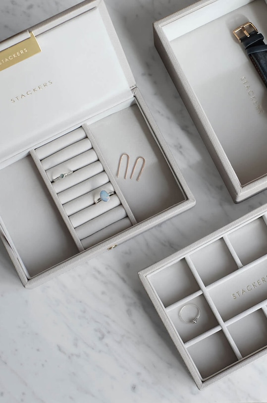 Salon i sypialnia Stackers organizer na biżuterię 73756 szary