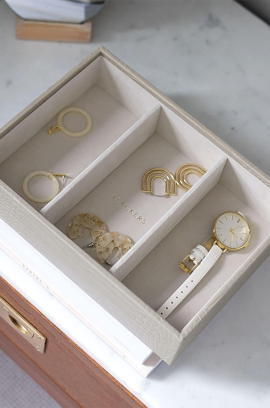 Salon i sypialnia Stackers organizer na biżuterię 74350 szary