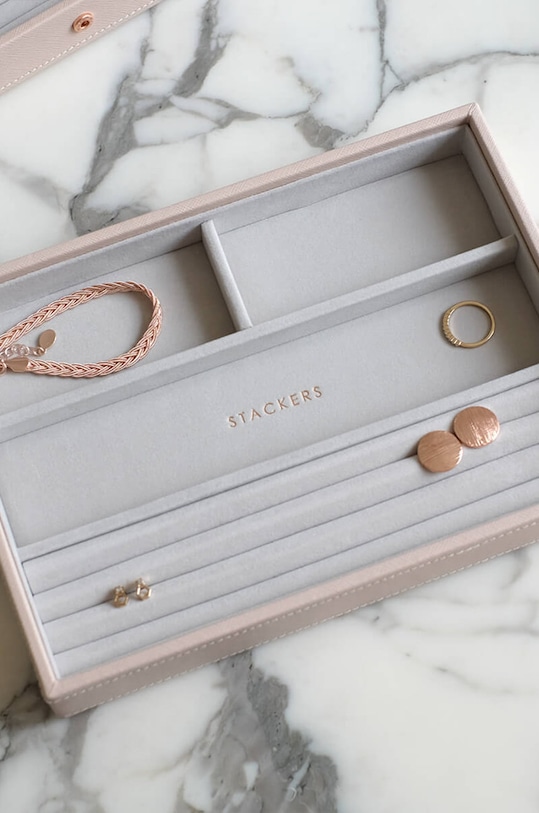 Living și dormitor Stackers Organizator de bijuterii 73762 roz