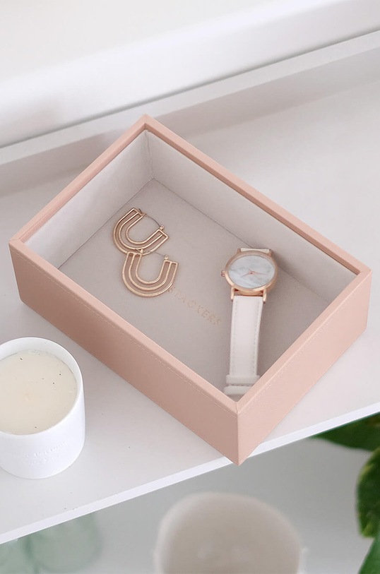 Living și dormitor Stackers Organizator de bijuterii 73767 roz