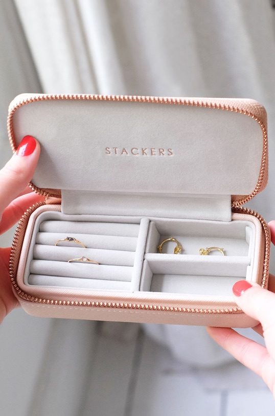 Stackers Пътна кутия за бижута 75343 розов