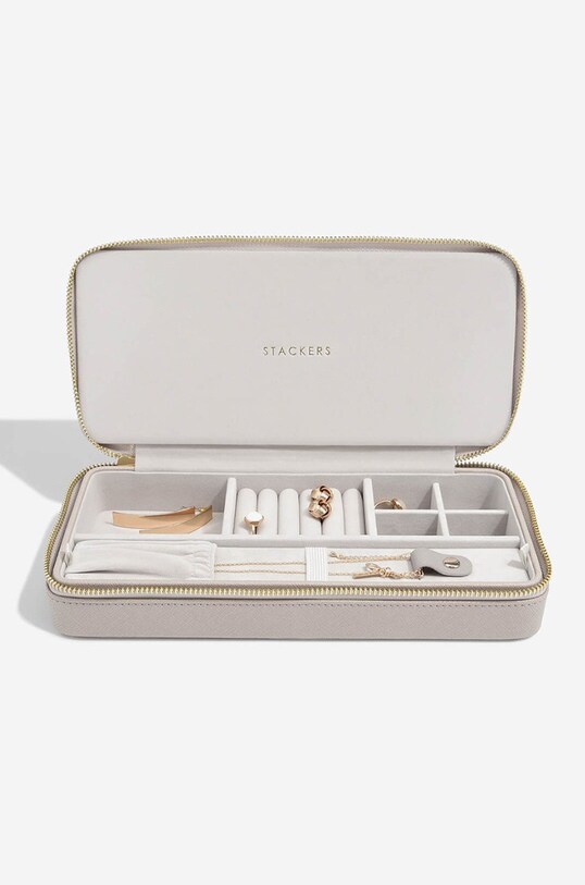 Stackers pudełko podróżne na biżuterię 74305 szary AA00